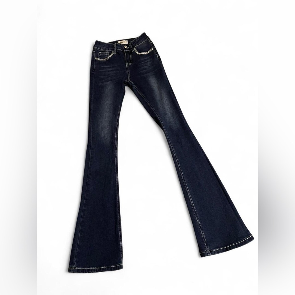 BAMBOO Midnight Blue Boot Cut Jeans